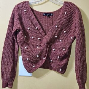 Crop sweater
